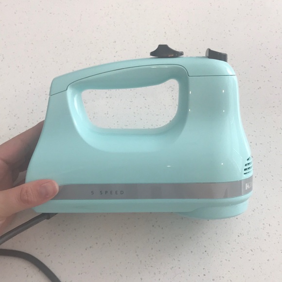 kitchenaid hand mixer mint